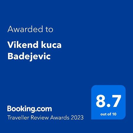 Vila Etno Kuca Badejevic Plavna Exteriér fotografie